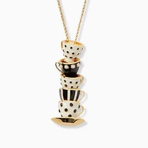 Kate spade tea cup necklace